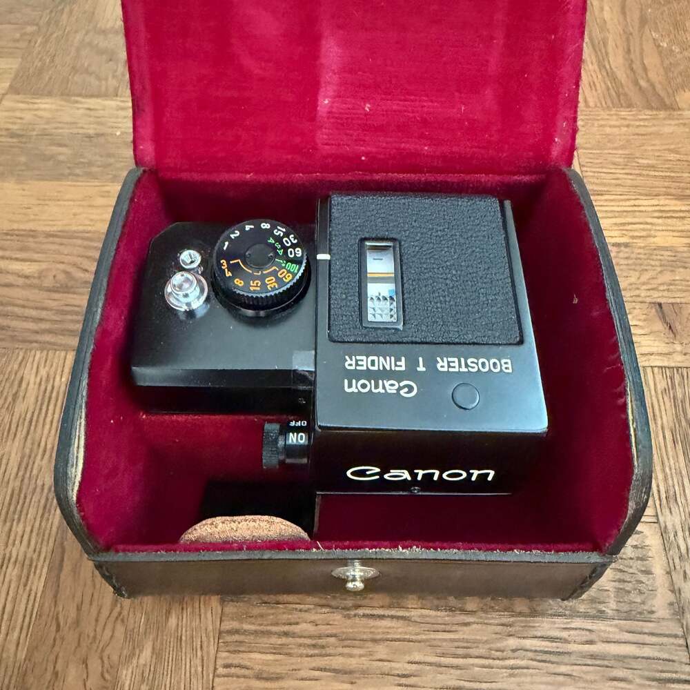 Canon Booster T Finder for F-1 Vintage Light Meter with Case